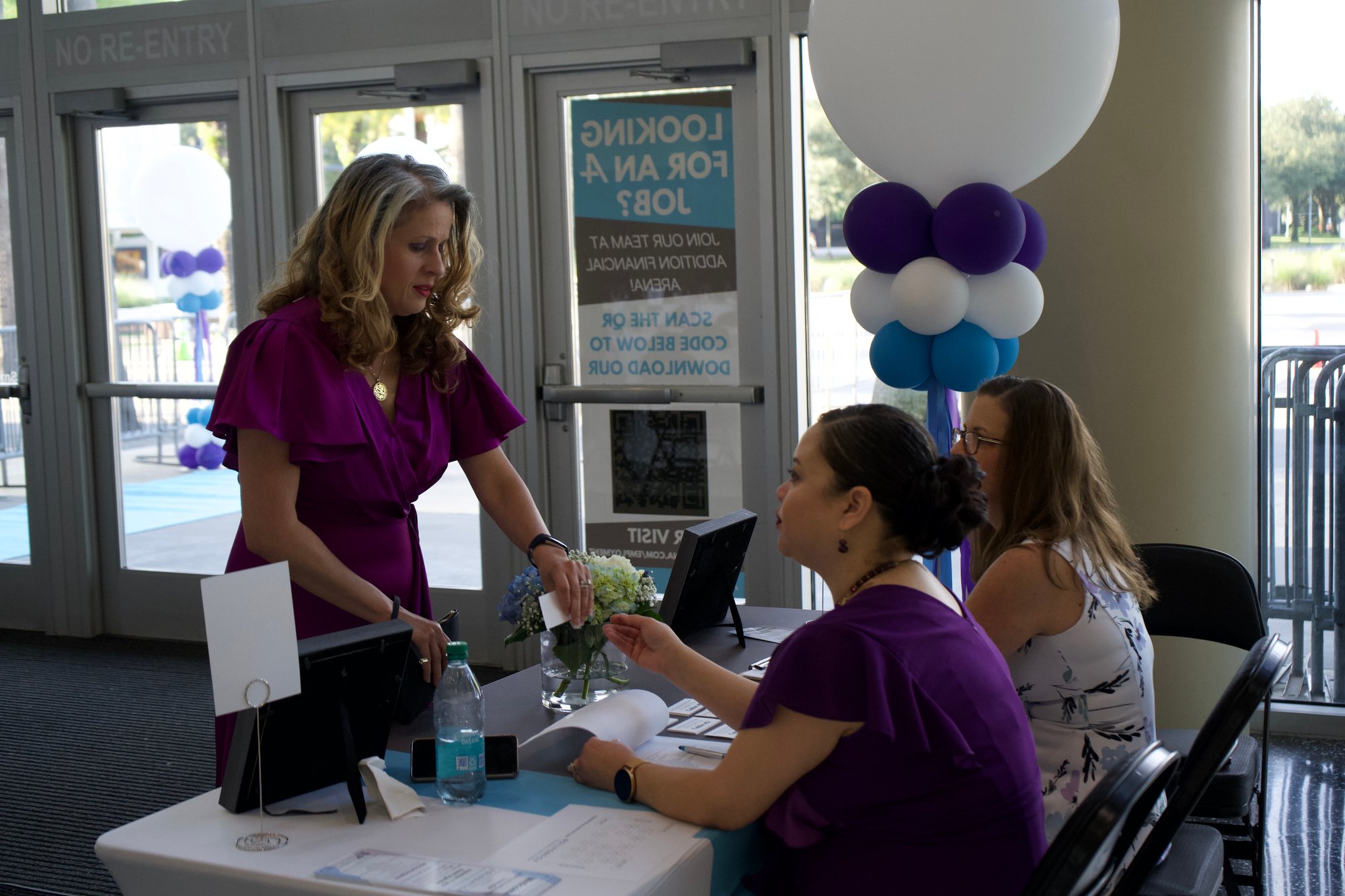 Community Giving Event attendees. 