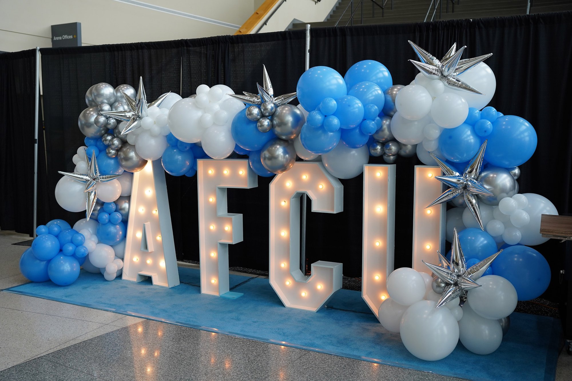Additional Financial Community Giving Event sign